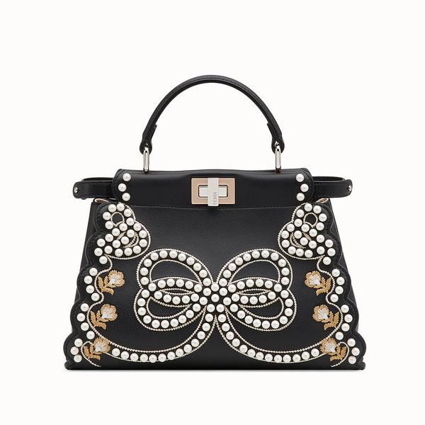 FENDI ハンドバッグ ミニ ピーカブー レザー バッグ 8BN244A1FCF110P